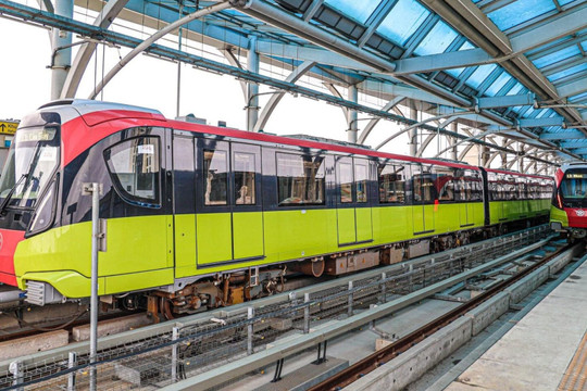 Tuyến Metro Nhổn - ga Hà Nội bắt đầu bước thử nghiệm cuối cùng