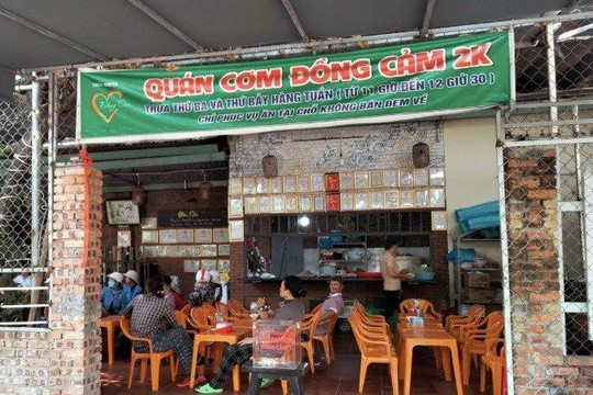 Quán cơm “Đồng cảm”- sự ấm áp từ suất cơm 2.000 đồng