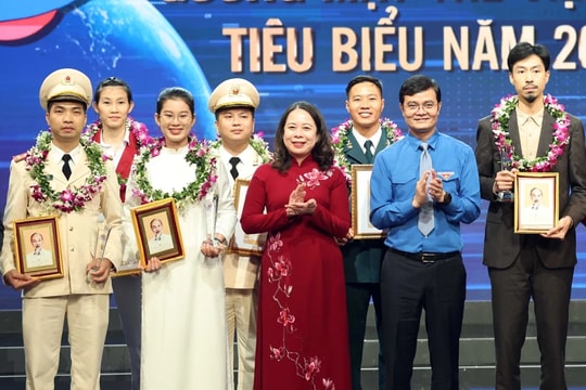 Trao Giải thưởng Gương mặt trẻ Việt Nam tiêu biểu năm 2023