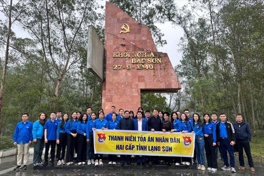 Đoàn Thanh niên TAND tỉnh Lạng Sơn tổ chức hoạt động về nguồn