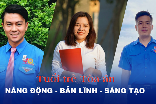 Tuổi trẻ Tòa án năng động, bản lĩnh, sáng tạo