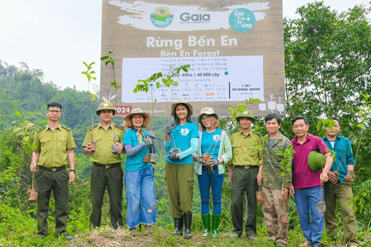 Hoa hậu H’ Hen Niê đồng hành cùng Gaia tham gia trồng rừng