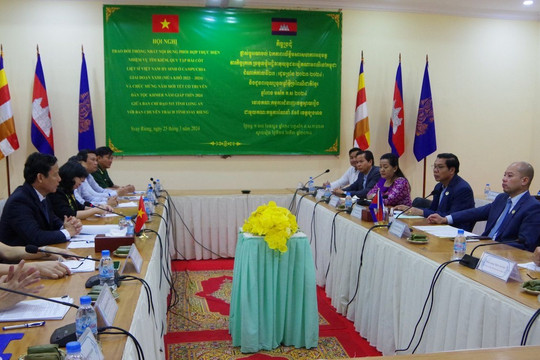 Long An và Svay Rieng (Vương quốc Campuchia) phối hợp tìm kiếm hài cốt liệt sĩ