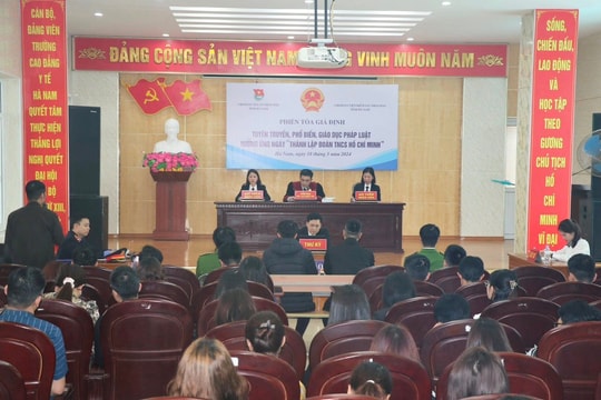 TAND Hà Nam tổ chức phiên tòa giả định tuyên truyền pháp luật về an toàn giao thông