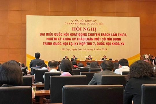 Khai mạc Hội nghị đại biểu Quốc hội chuyên trách lần thứ 5