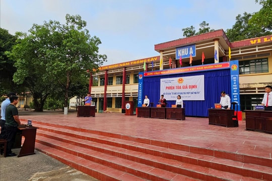 Tuyên truyền phòng chống ma túy cho học sinh qua phiên tòa giả định