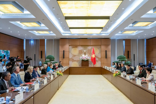 Việt Nam-Hoa Kỳ: Đưa quan hệ hai Quốc hội, hai nước phát triển sâu sắc và thực chất hơn