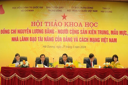 Hội thảo khoa học về nguyên Phó Chủ tịch nước Nguyễn Lương Bằng