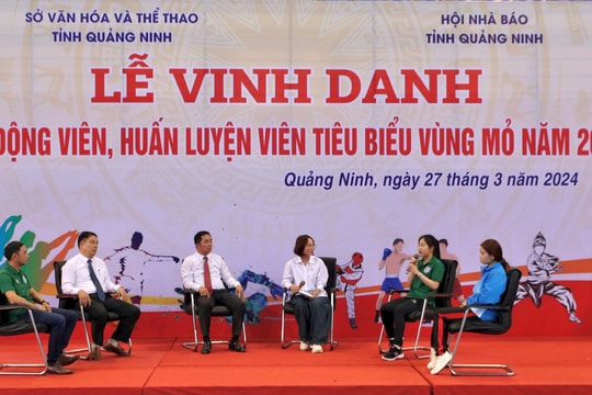 Quảng Ninh vinh danh VĐV, HLV tiêu biểu vùng Mỏ năm 2023
