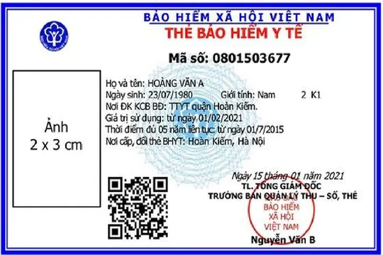 Lý do không ghi ngày hết hạn sử dụng trên thẻ BHYT mẫu mới