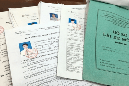 Bỏ khám sức khỏe khi cấp bằng lái xe là không đúng