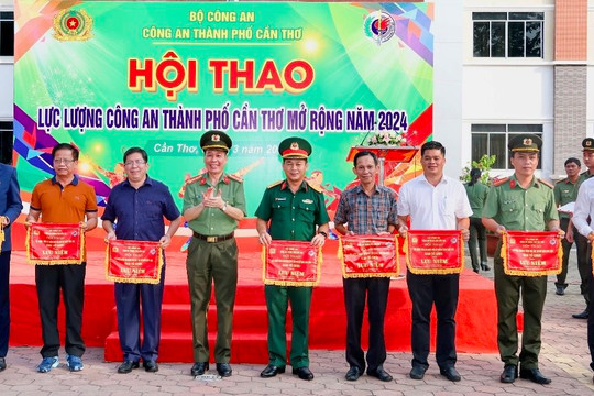 Sôi nổi Hội thao mở rộng Công an TP Cần Thơ năm 2024