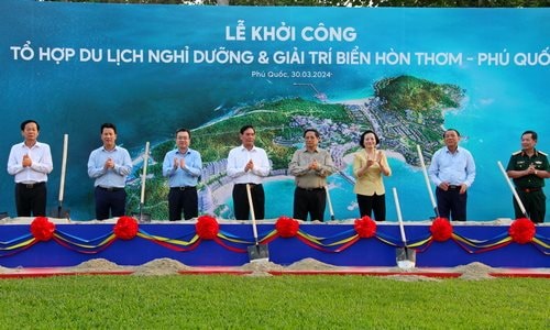 Thủ tướng dự lễ khởi công Tổ hợp du lịch 50.000 tỷ đồng tại Phú Quốc