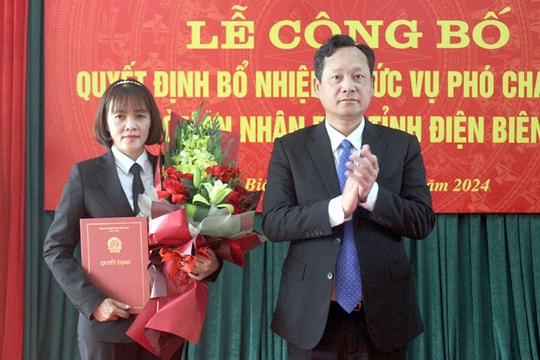 Bổ nhiệm Phó Chánh án TAND tỉnh Điện Biên