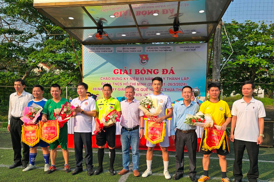 Giải bóng đá tranh cúp “Tứ hùng” TAND tỉnh Thừa Thiên Huế mở rộng năm 2024