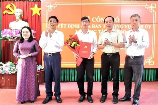 Chánh văn phòng Tỉnh ủy làm Bí thư Thành ủy TP Sóc Trăng