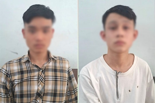 Bắt giữ hai thiếu niên cướp giật túi xách