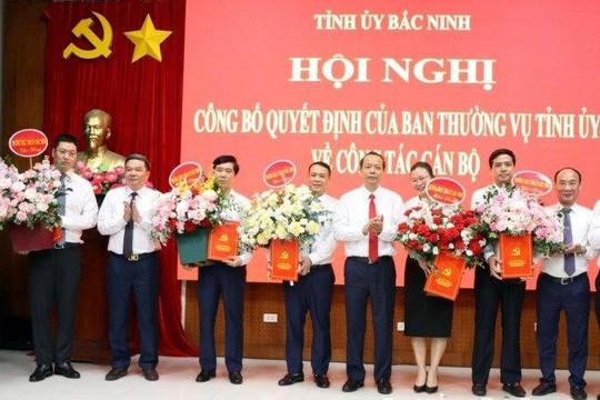 Chủ nhiệm Ủy ban Kiểm tra Tỉnh ủy Bắc Ninh được bổ nhiệm làm Phó Trưởng Ban Dân vận