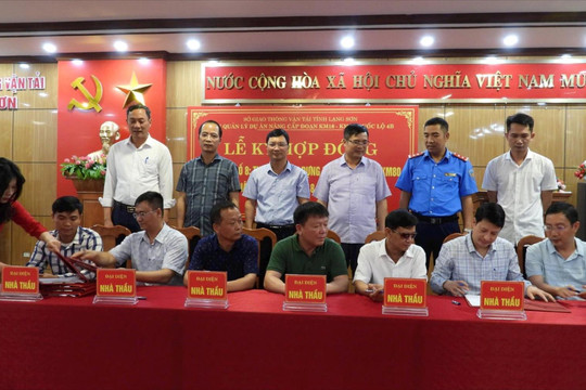 Lạng Sơn: Liên danh 6 công ty thực hiện gói thầu số 08