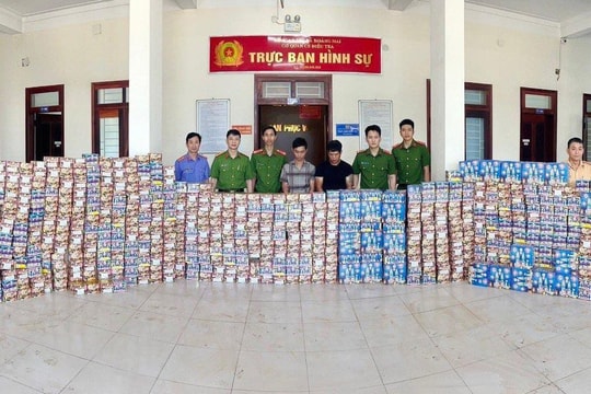 Bắt hai đối tượng vận chuyển 1,4 tấn pháo hoa nổ