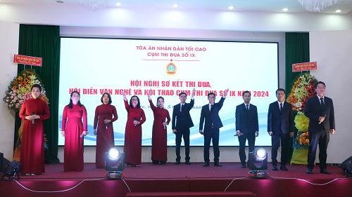 Khai mạc Hội diễn văn nghệ, Hội thao Cụm thi đua số IX TAND