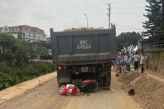 Một học sinh tử vong sau tai nạn giao thông