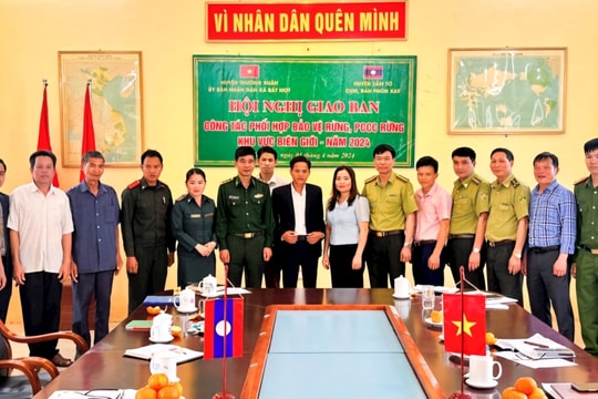 Tăng cường bảo vệ rừng khu vực biên giới Việt Nam - Lào