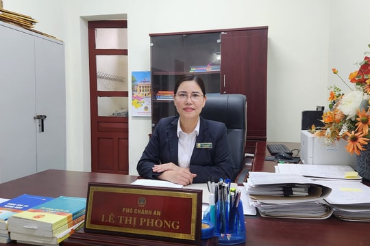 Gặp nữ Thẩm phán luôn tận tâm với công việc