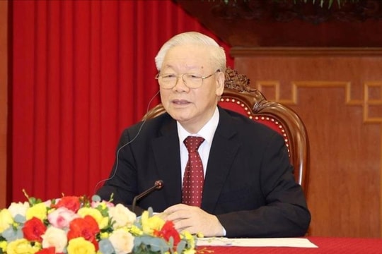Tổng Bí thư Nguyễn Phú Trọng gửi Thư chúc mừng Năm mới hai nước Lào và Campuchia