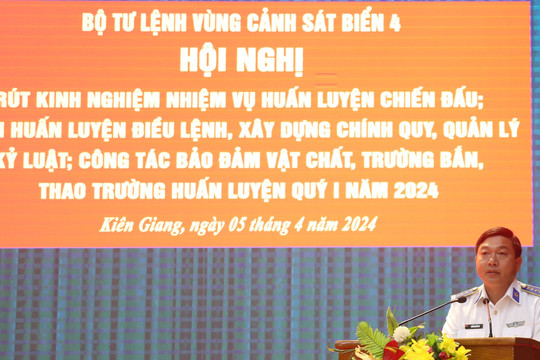 Bộ Tư lệnh Vùng cảnh sát biển 4 tập trung nâng cao chất lượng xây dựng đơn vị