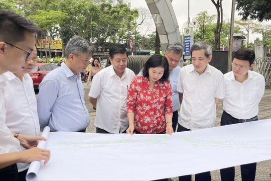 Hà Nội: Lãnh đạo Thành ủy Hà Nội kiểm tra tiến độ triển khai 2 dự án trọng điểm
