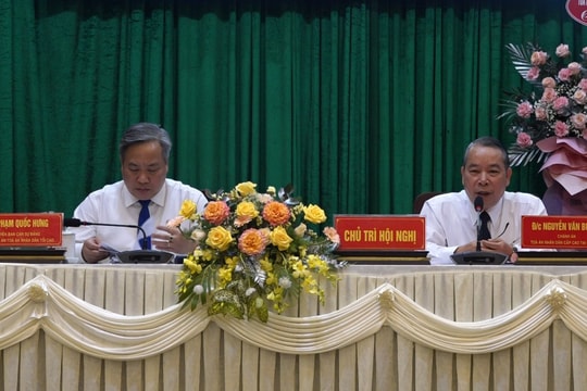 Khai mạc Hội nghị Chánh án 3 cấp khu vực miền Trung và Tây Nguyên năm 2024
