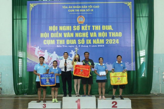 Hội diễn văn nghệ, Hội thao Cụm thi đua số IX TAND năm 2024