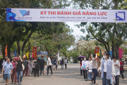 Hơn 4.600 thí sinh tại Đà Nẵng tham gia kỳ thi đánh giá năng lực đợt 1