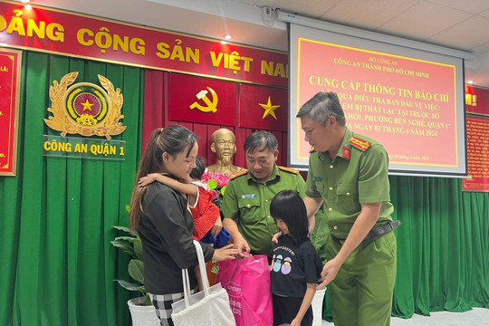 Giải cứu thành công 2 cháu bé mất tích tại phố đi bộ
