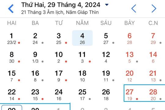 Hoán đổi nghỉ lễ 5 ngày: Cần hướng dẫn về tiền lương ngày làm việc bù