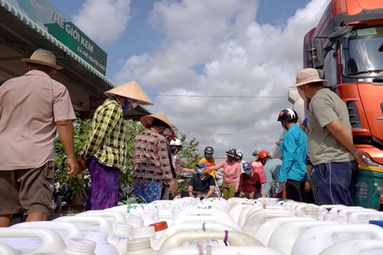 Tập trung bảo đảm cấp nước sinh hoạt cho người dân Đồng bằng sông Cửu Long