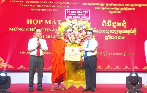 Cần Thơ họp mặt Tết cổ truyền Chôl Chnăm Thmây năm 2024