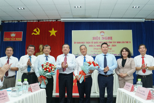 Tây Ninh có tân Chủ tịch, Phó Chủ tịch Ủy ban MTTQ Việt Nam