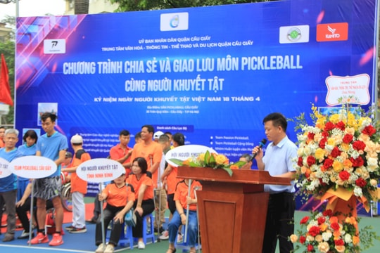 Giới thiệu Pickleball tới người khuyết tật