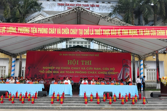 Khai mạc hội thi 'Tổ liên gia an toàn PCCC'