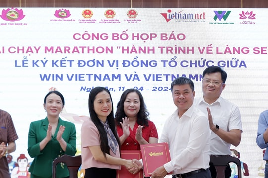 Công bố giải marathon 'Hành trình về Làng Sen 2024'