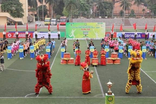 Vòng chung kết giải bóng đá Tuổi trẻ Công an Thủ đô khởi tranh