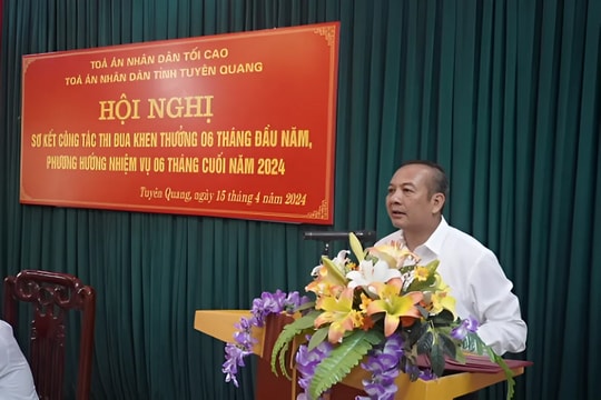 TAND tỉnh Tuyên Quang sơ kết công tác thi đua khen thưởng 6 tháng đầu năm 2024