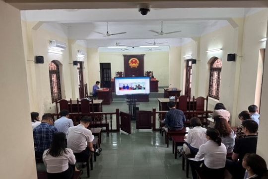 TAND huyện Vĩnh Bảo tổ chức phiên tòa rút kinh nghiệm