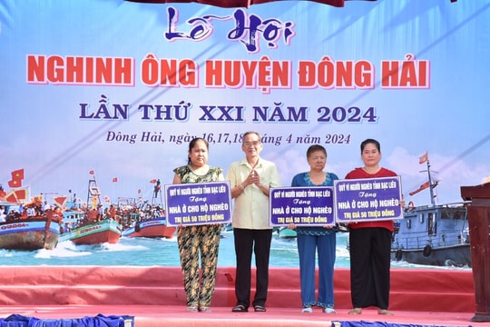 Bạc Liêu: Khai mạc Lễ hội Nghinh Ông Đông Hải năm 2024