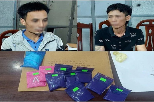 Bắt hai đối tượng, thu giữ 2.100 viên ma túy