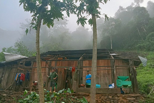 Mưa dông gây nhiều thiệt hại về nhà cửa, hoa màu tại Bắc Kạn