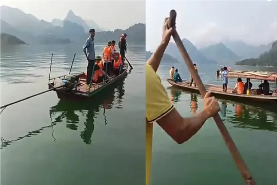 Lật thuyền trên hồ thủy điện Sơn La, hai người mất tích