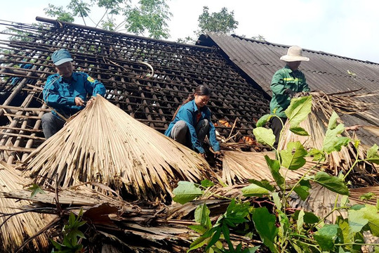 Hà Giang tập trung khắc phục hậu quả gió lốc